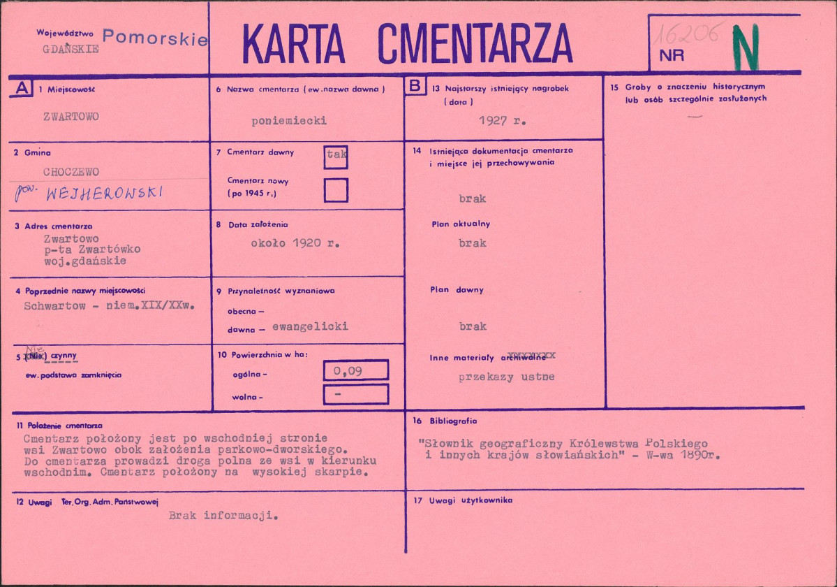 Karta cmentarza, skan nr 1