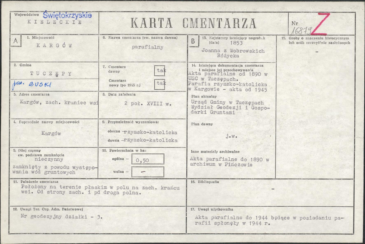 Karta cmentarza, skan nr 1