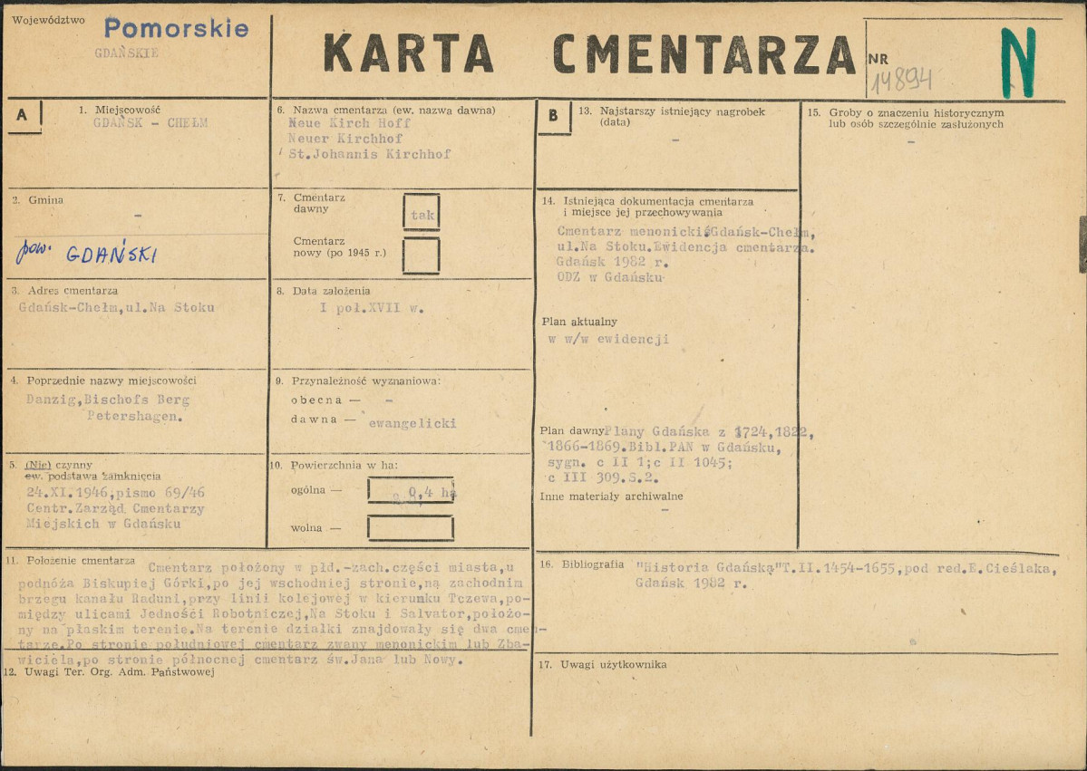 Karta cmentarza, skan nr 1