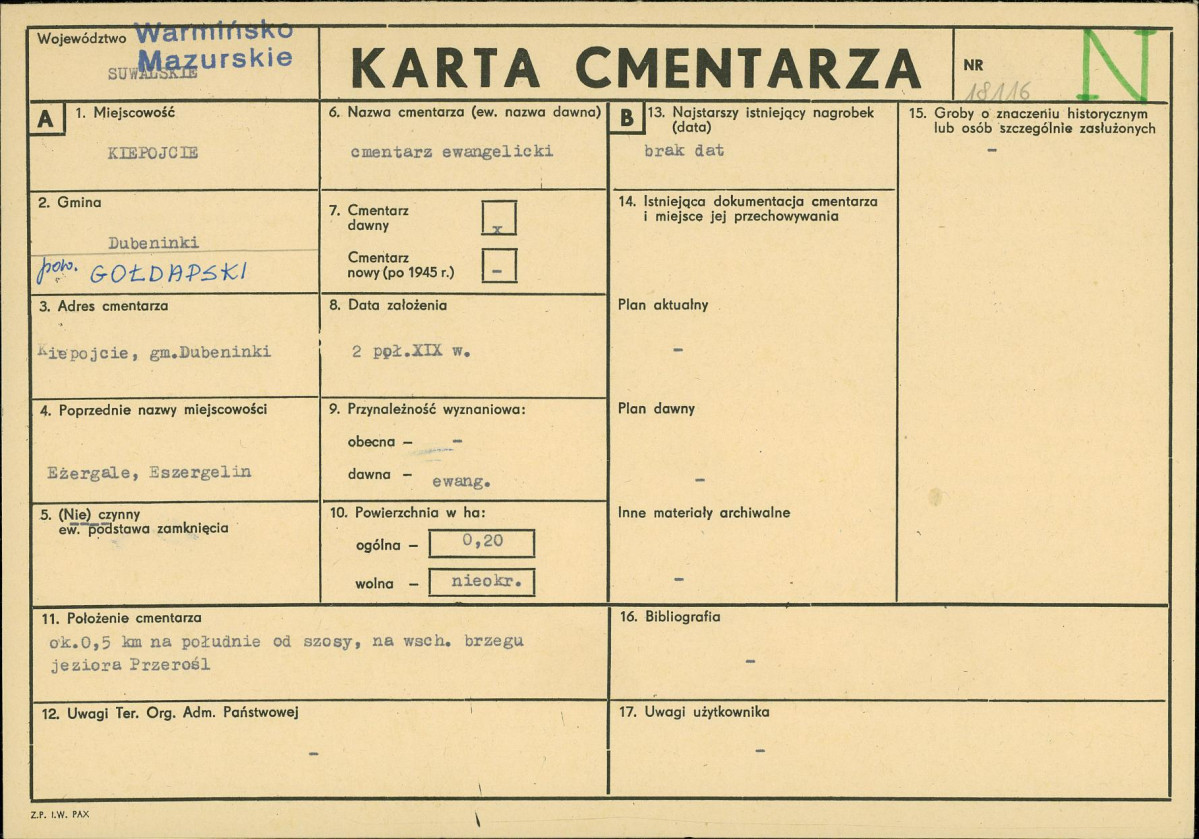 Karta cmentarza, skan nr 1