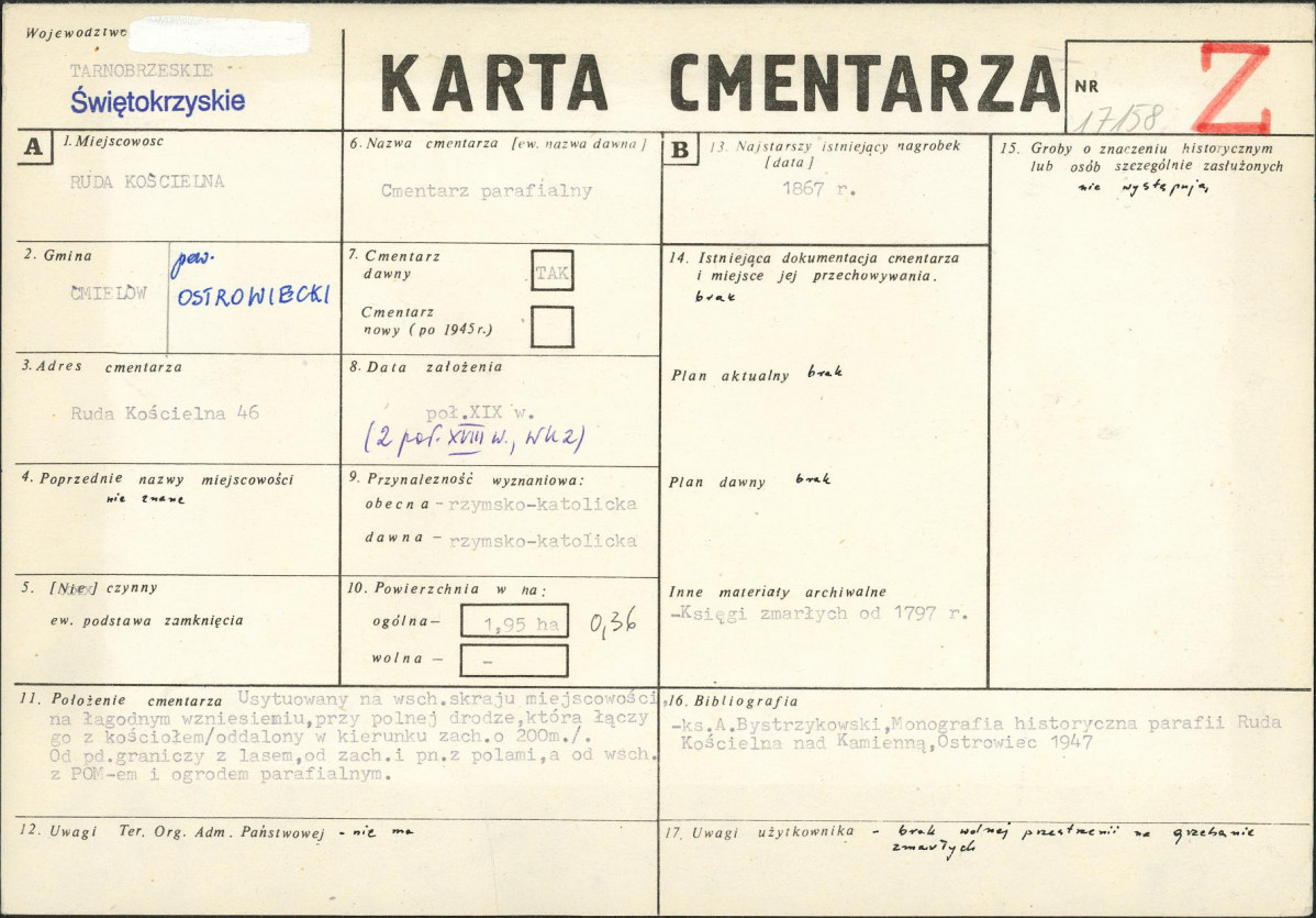 Karta cmentarza, skan nr 1