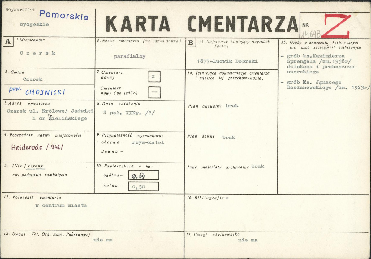 Karta cmentarza, skan nr 1