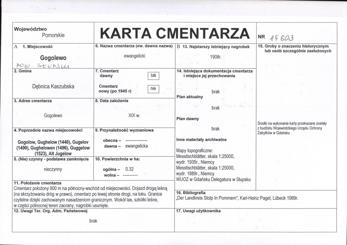 Karta cmentarza, skan nr 1