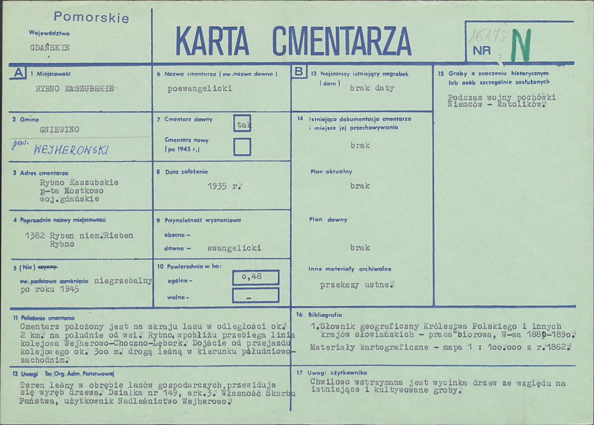 Karta cmentarza, skan nr 1