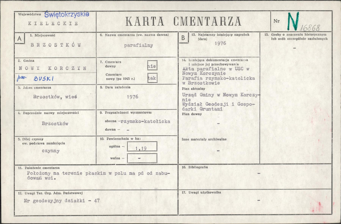 Karta cmentarza, skan nr 1