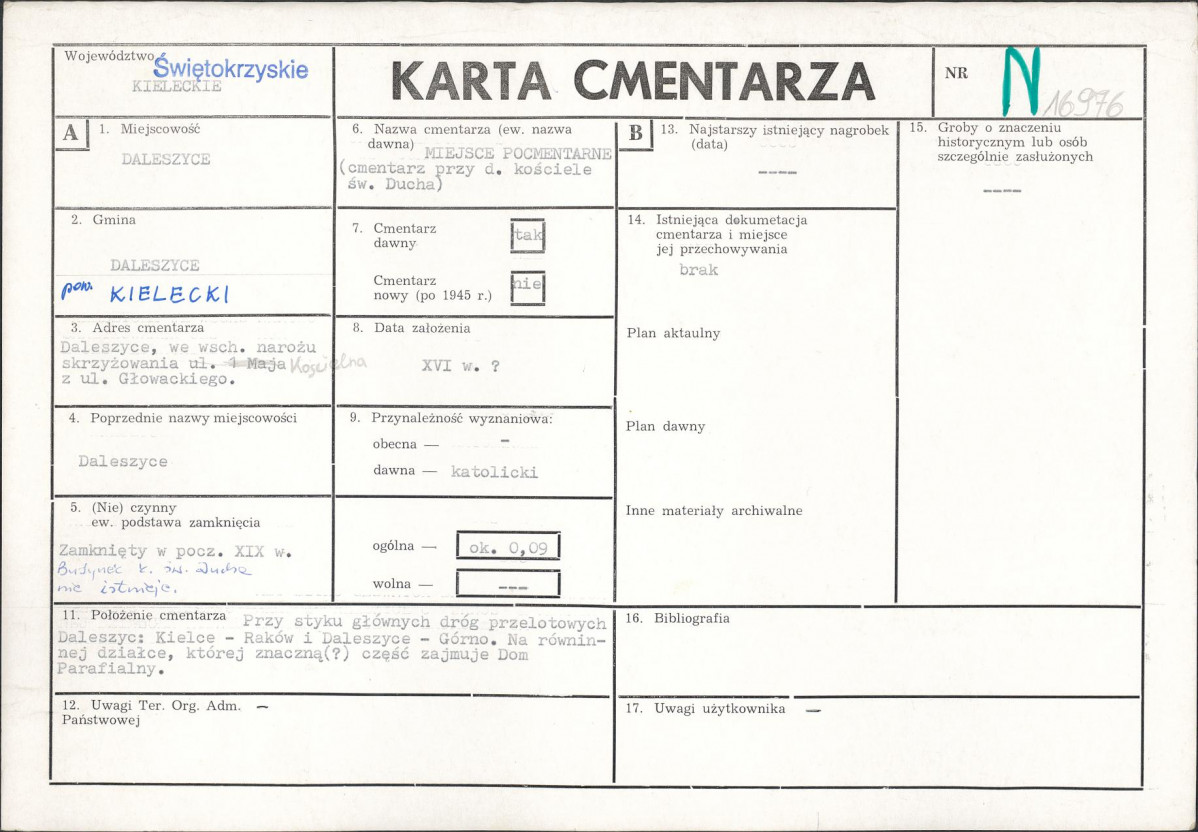 Karta cmentarza, skan nr 1