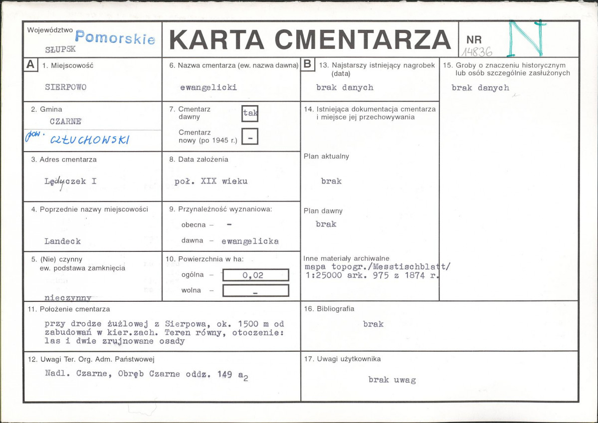 Karta cmentarza, skan nr 1