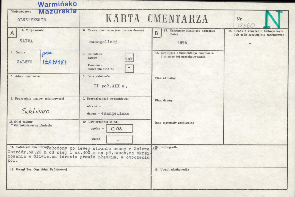 Karta cmentarza, skan nr 1