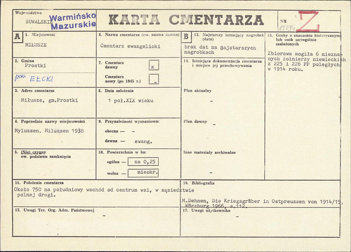 Karta cmentarza, skan nr 1
