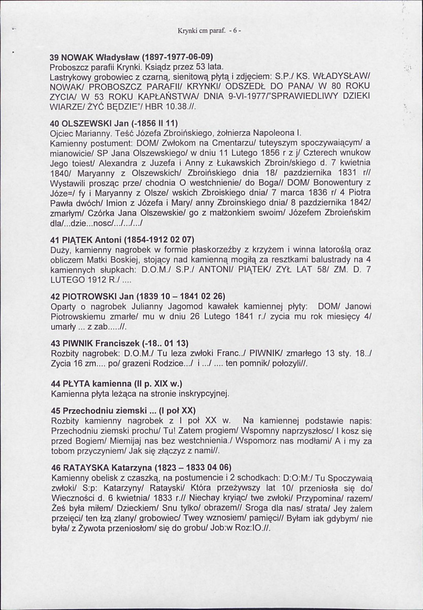 Karta cmentarza, skan nr 23