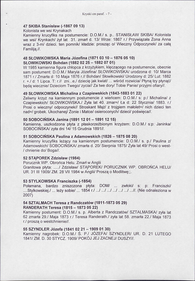 Karta cmentarza, skan nr 24