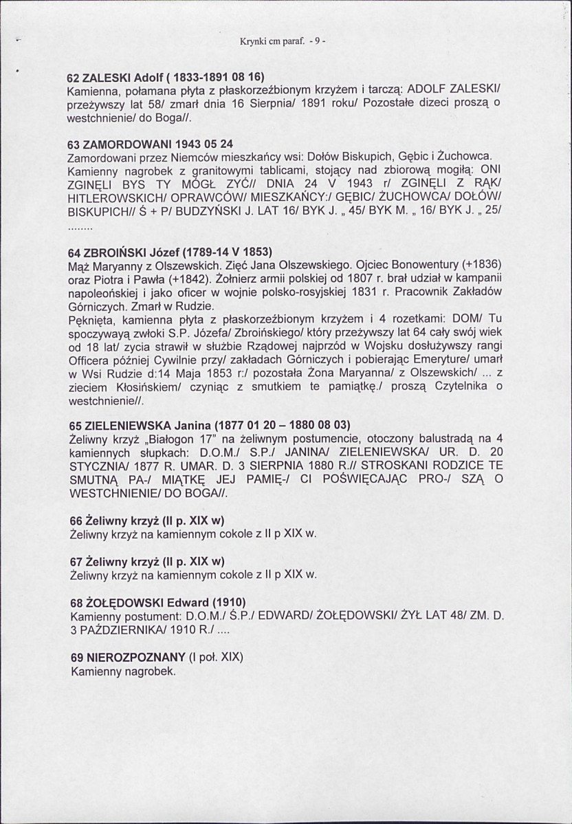 Karta cmentarza, skan nr 26