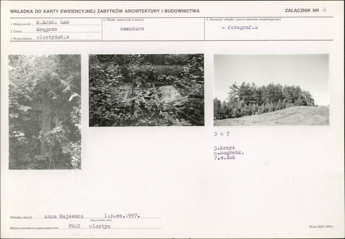 Karta cmentarza, skan nr 5