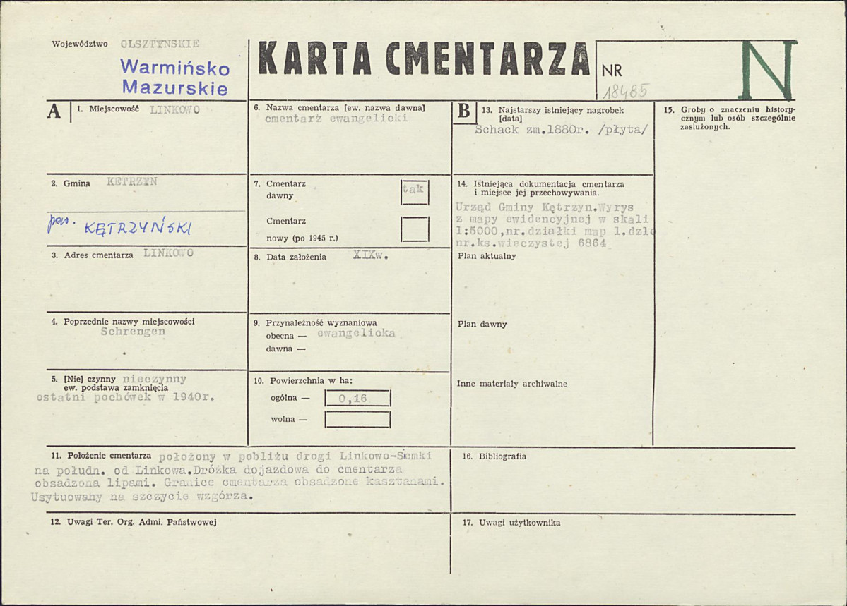 Karta cmentarza, skan nr 1