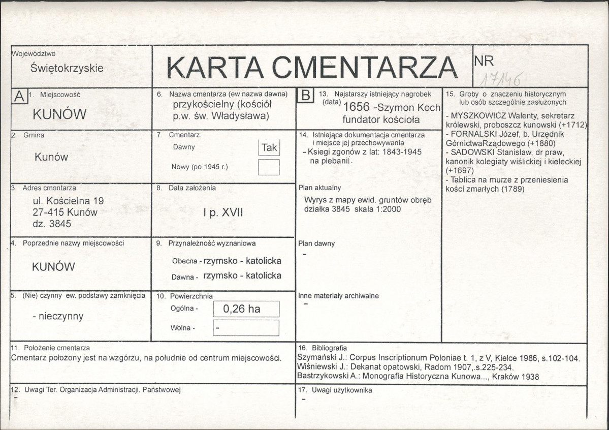 Karta cmentarza, skan nr 1