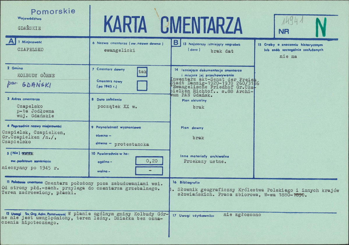 Karta cmentarza, skan nr 1