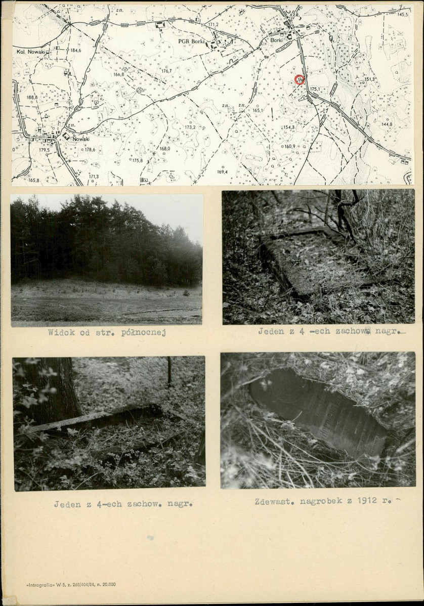 Karta cmentarza, skan nr 4
