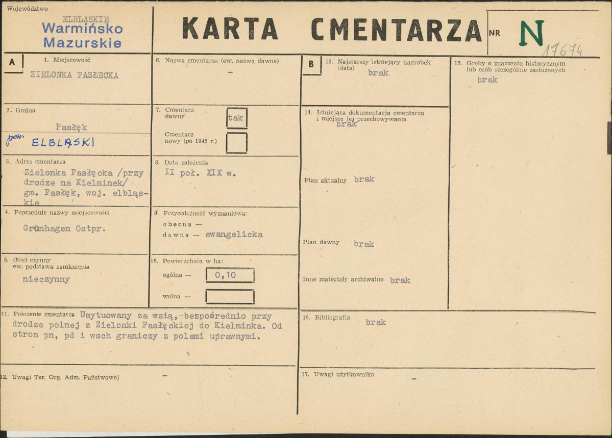 Karta cmentarza, skan nr 1