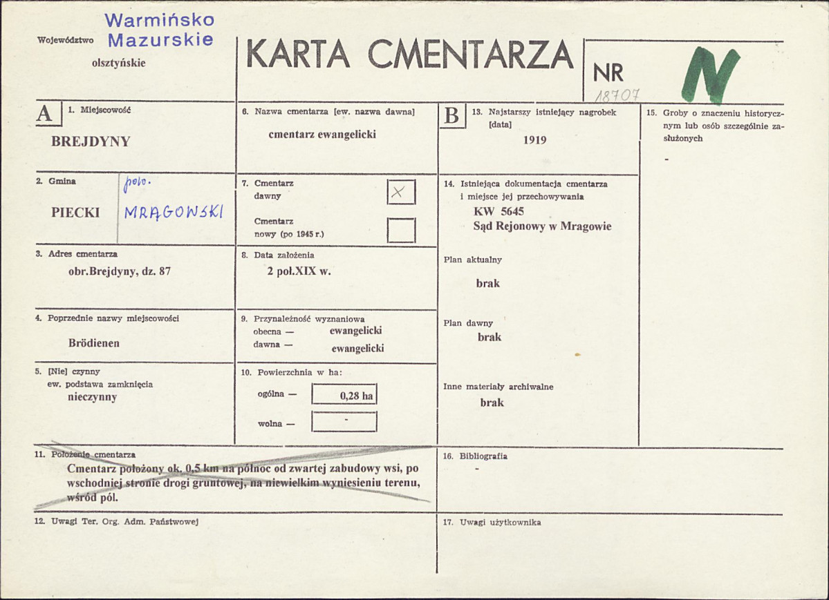 Karta cmentarza, skan nr 1