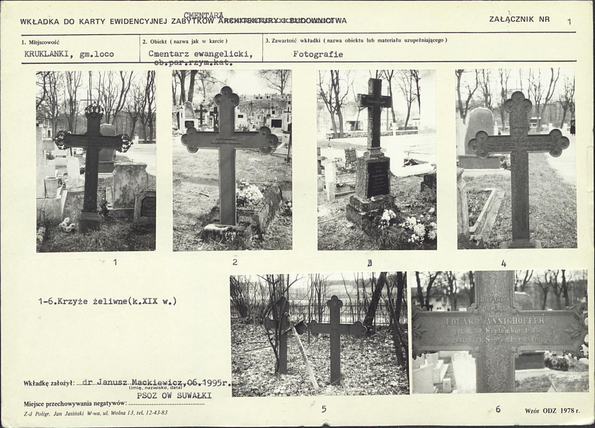 Karta cmentarza, skan nr 5