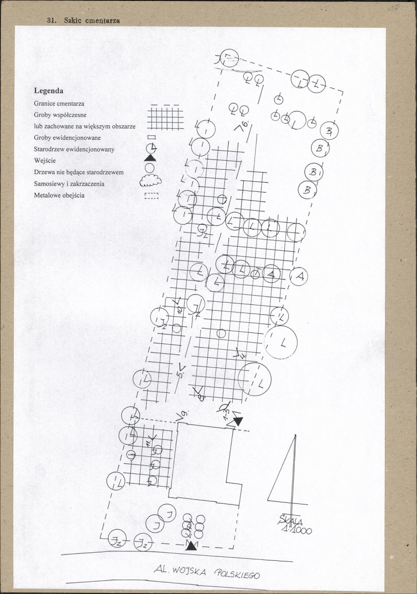 Karta cmentarza, skan nr 3