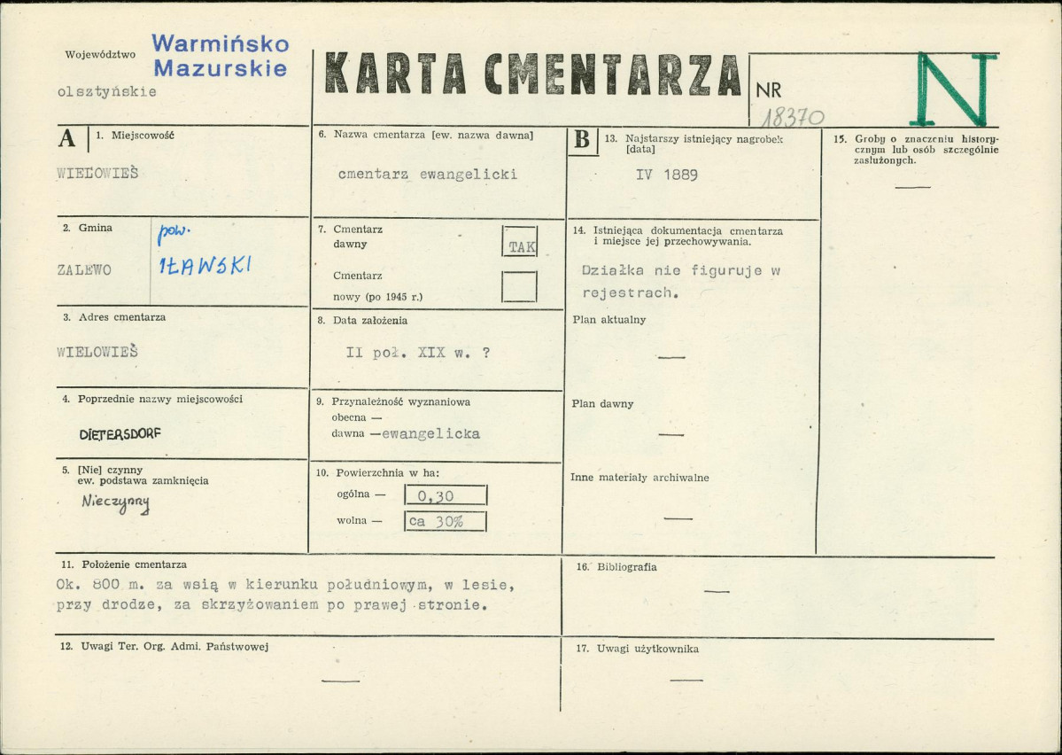 Karta cmentarza, skan nr 1