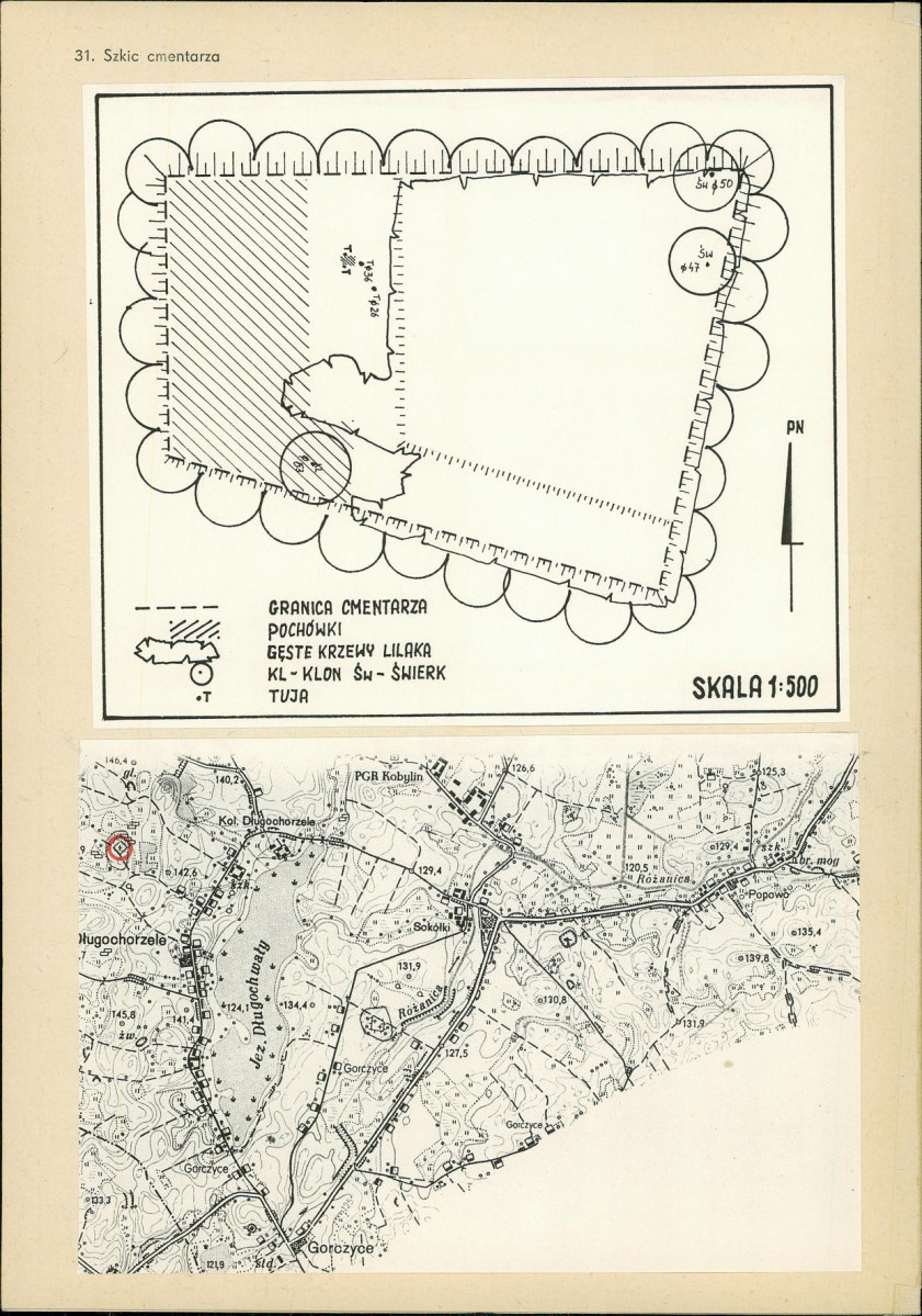 Karta cmentarza, skan nr 3