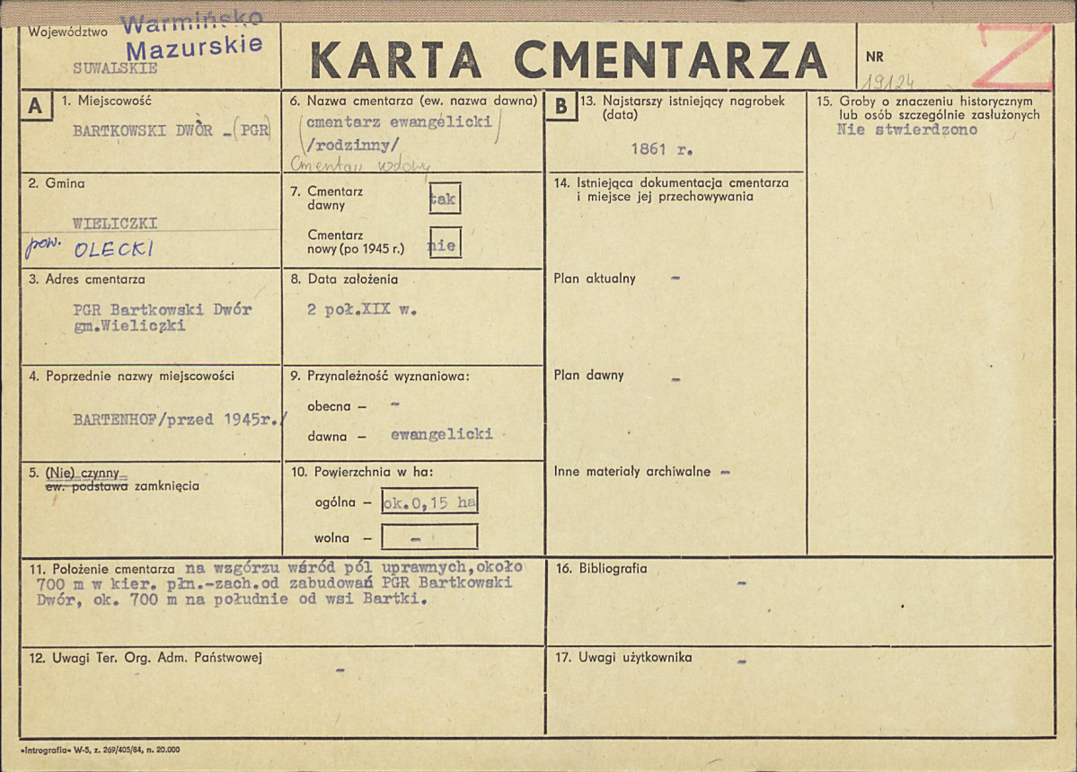 Karta cmentarza, skan nr 1