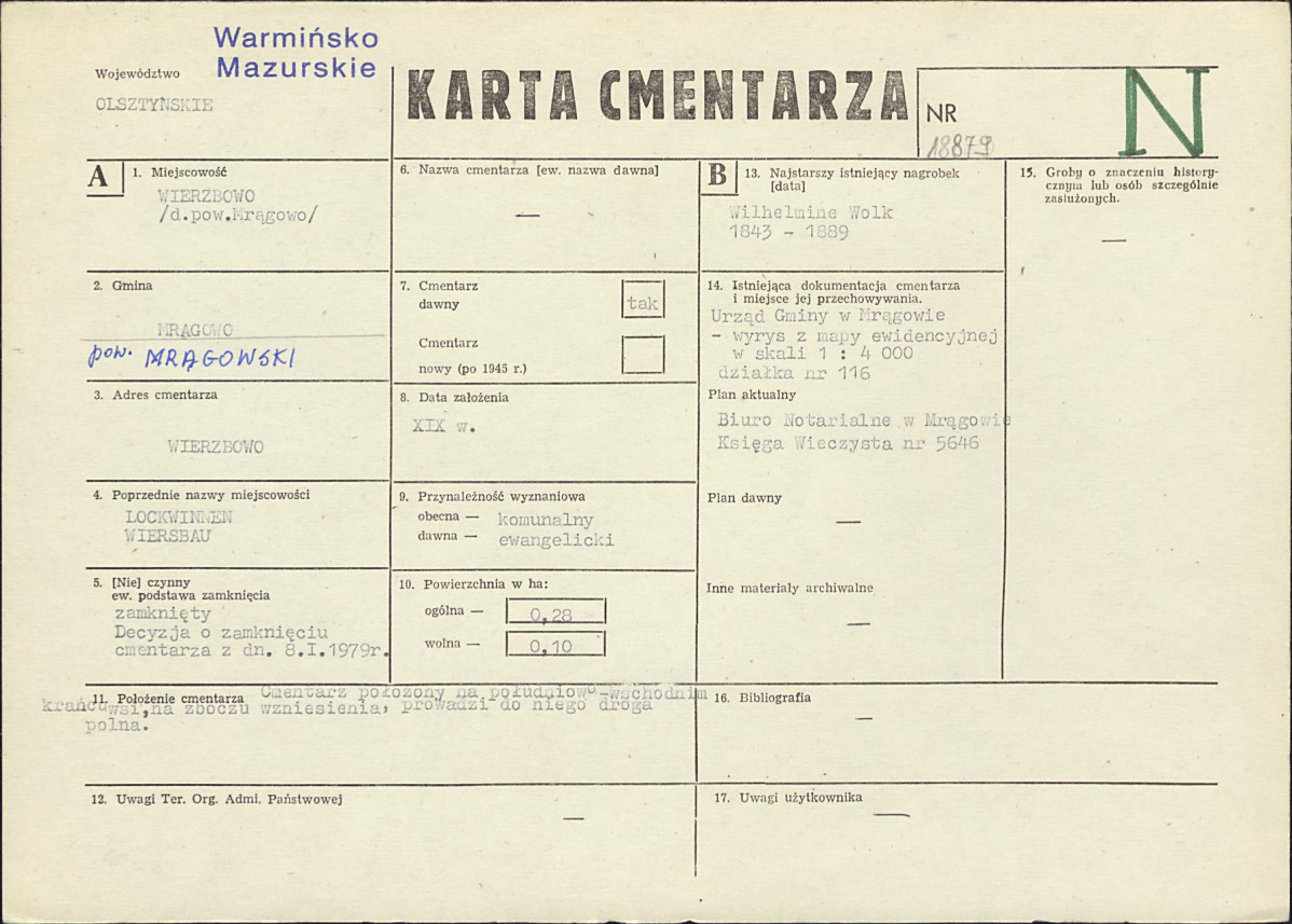 Karta cmentarza, skan nr 1