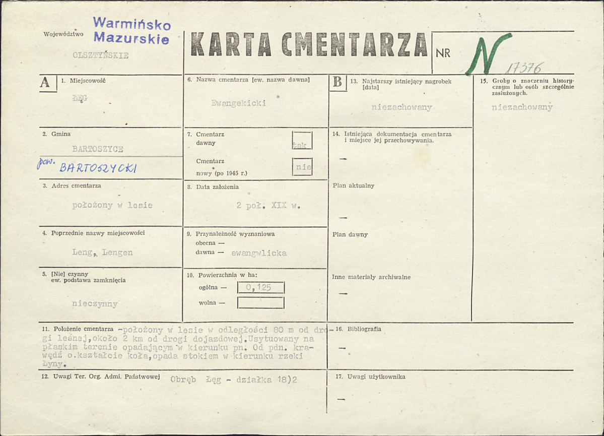 Karta cmentarza, skan nr 1