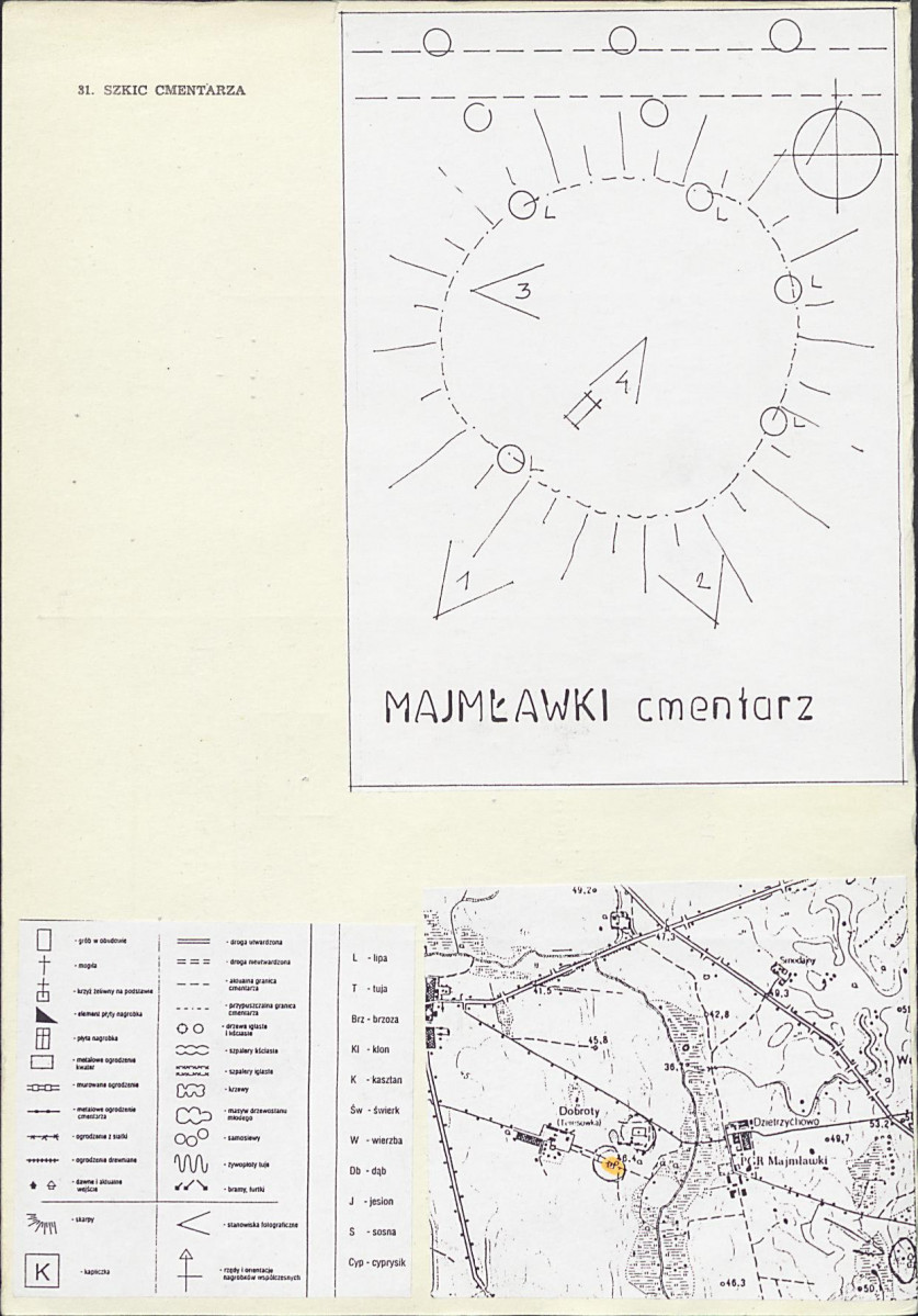 Karta cmentarza, skan nr 3