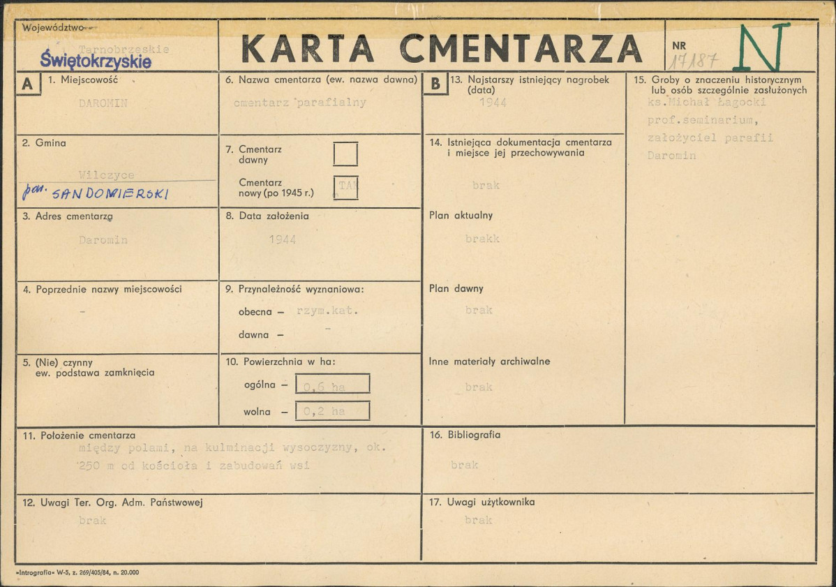 Karta cmentarza, skan nr 1