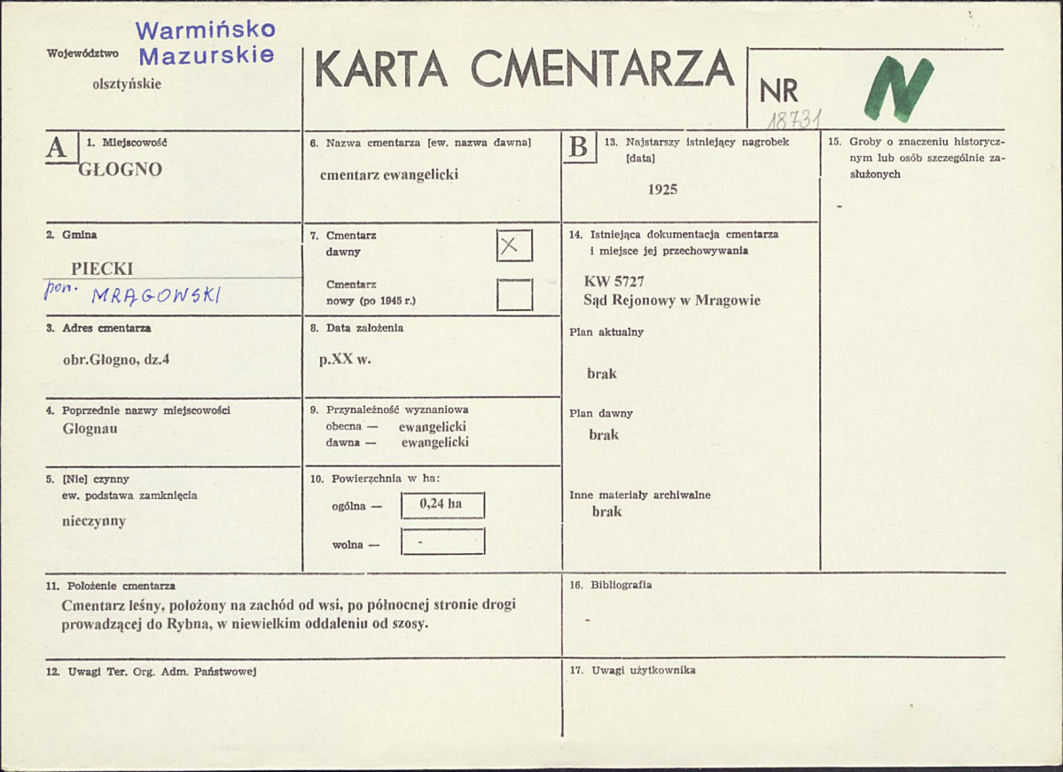 Karta cmentarza, skan nr 1