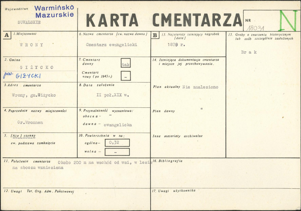 Karta cmentarza, skan nr 1