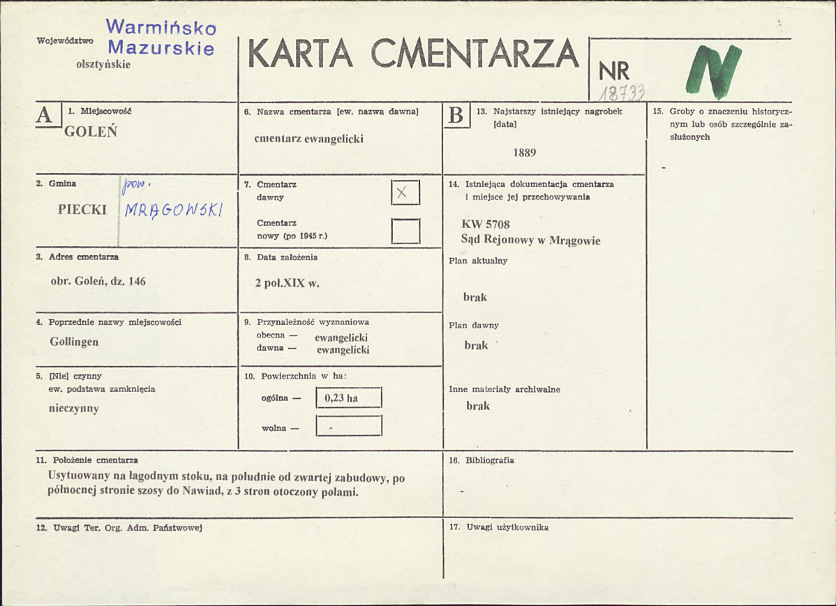Karta cmentarza, skan nr 1