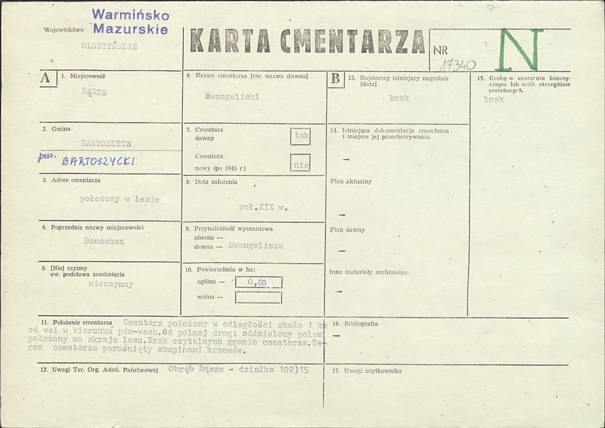 Karta cmentarza, skan nr 1