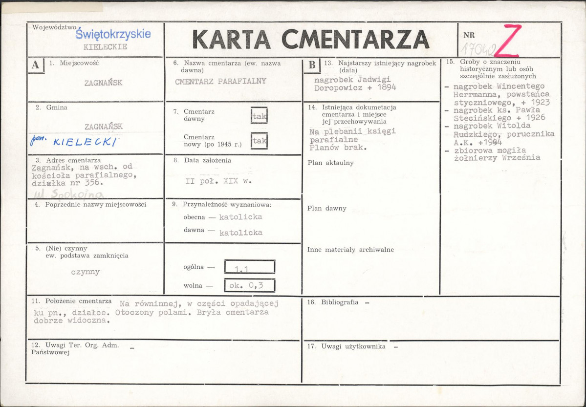 Karta cmentarza, skan nr 1