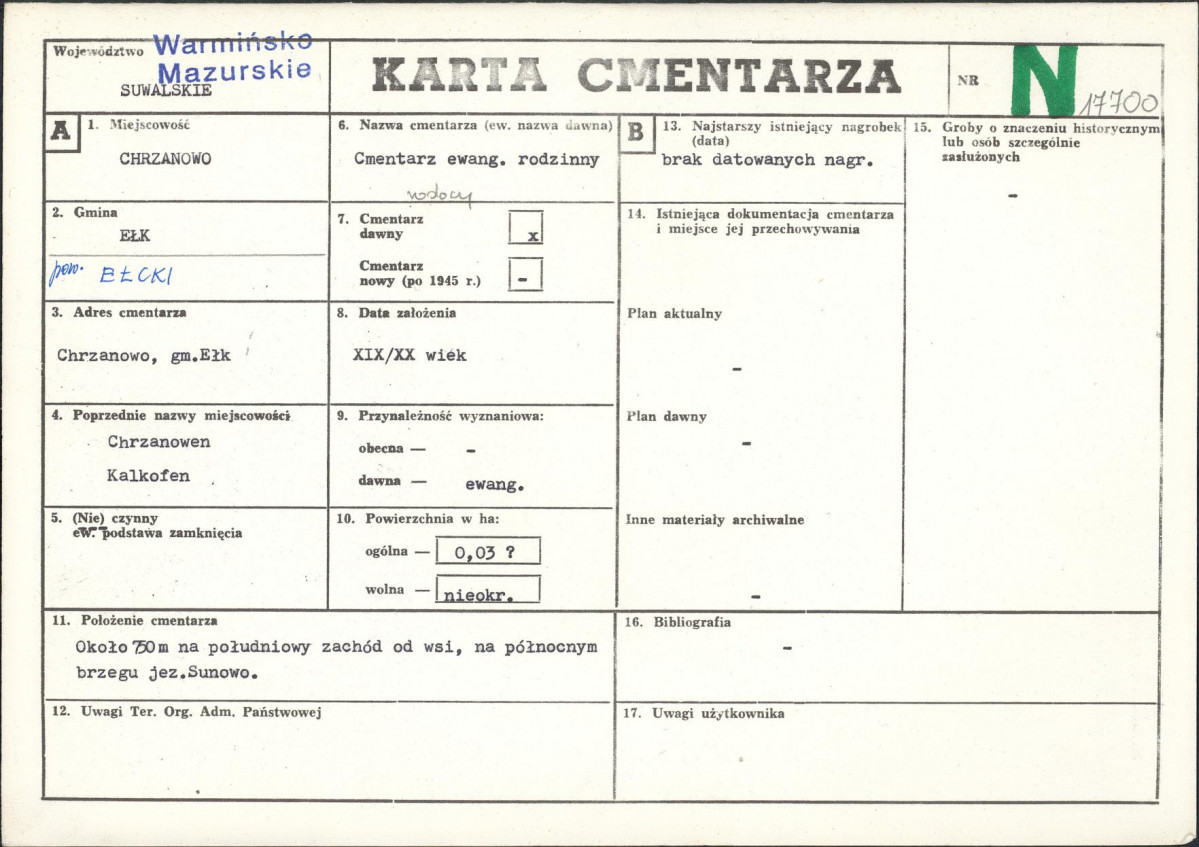 Karta cmentarza, skan nr 1