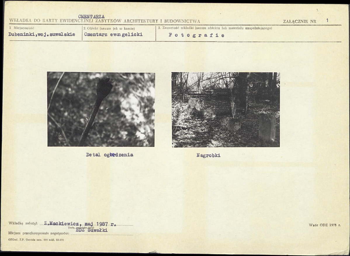 Karta cmentarza, skan nr 5