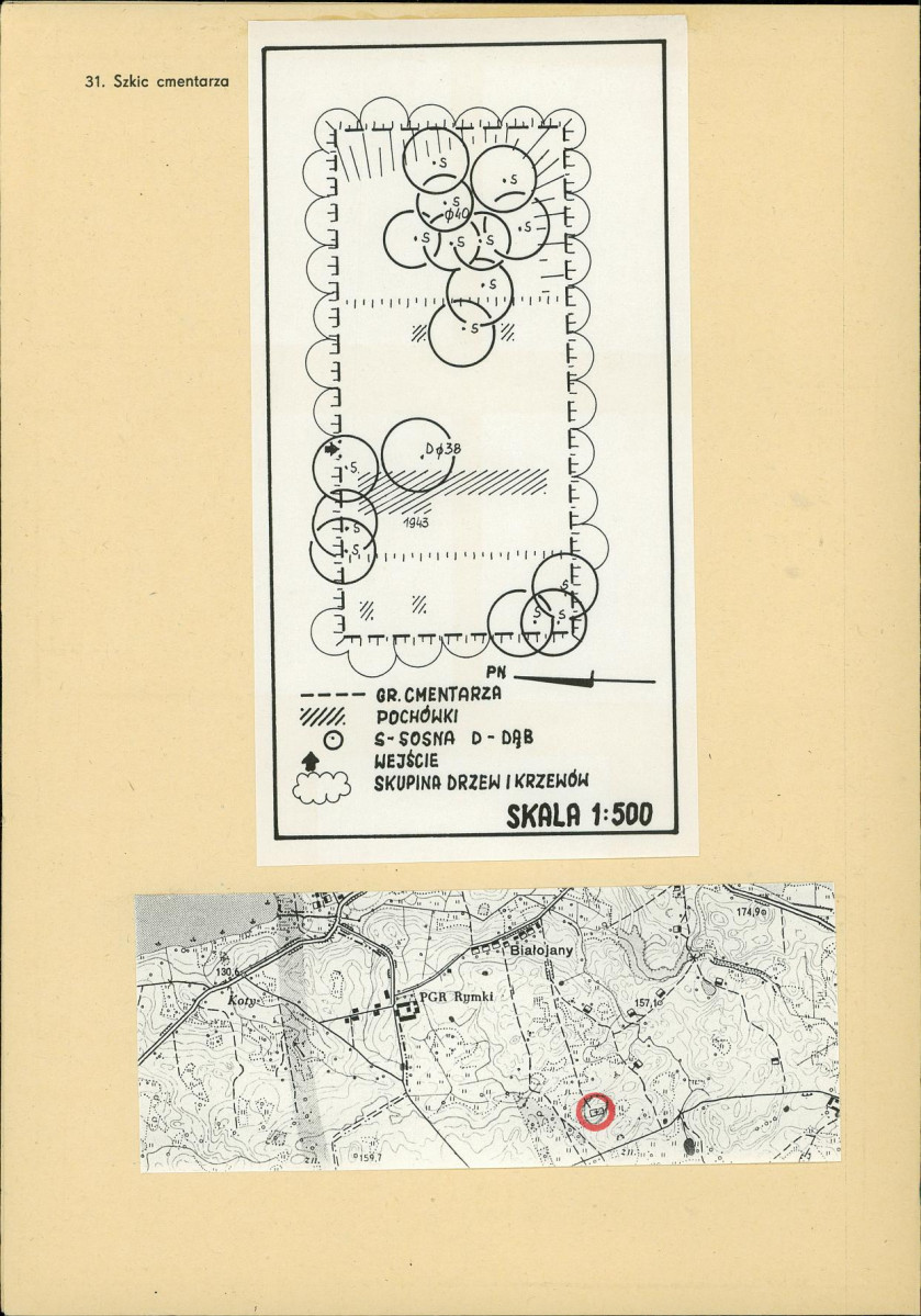 Karta cmentarza, skan nr 3