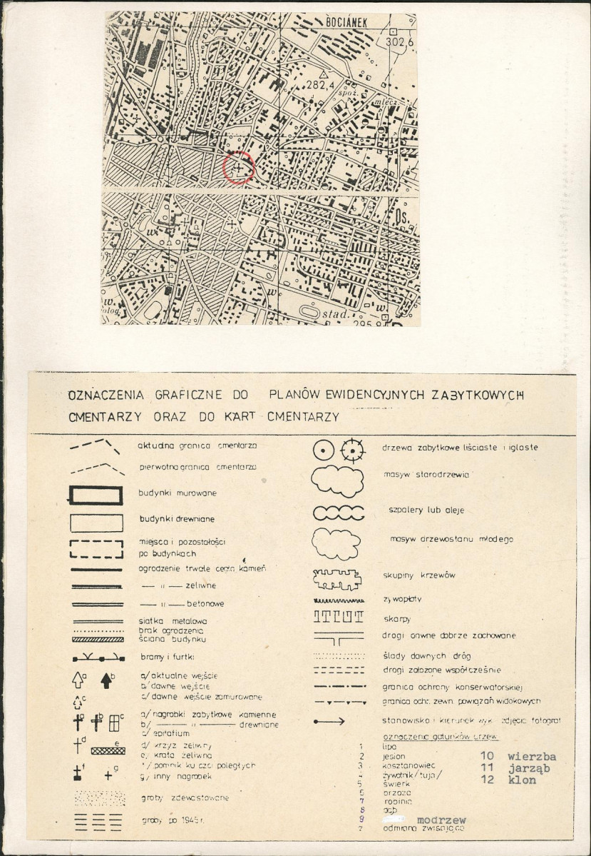 Karta cmentarza, skan nr 3
