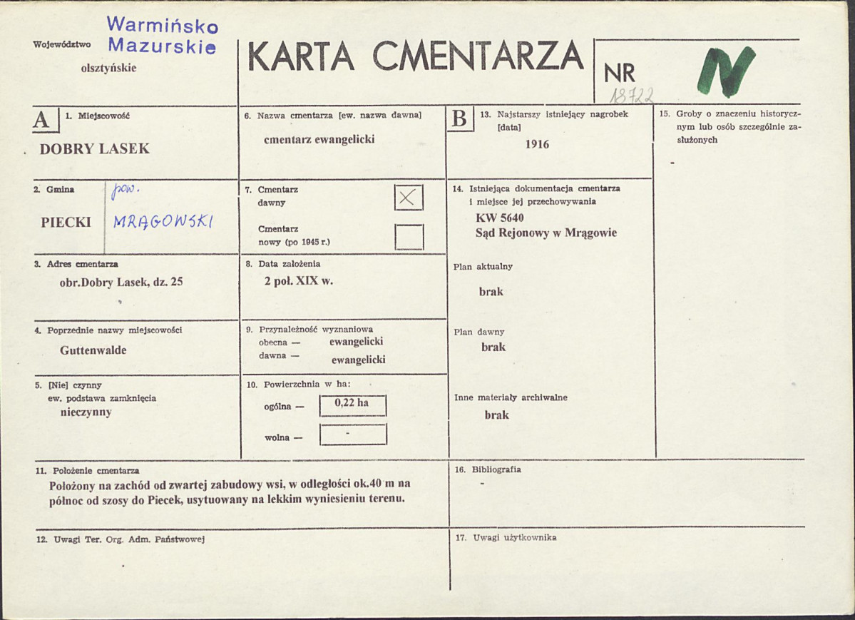 Karta cmentarza, skan nr 1