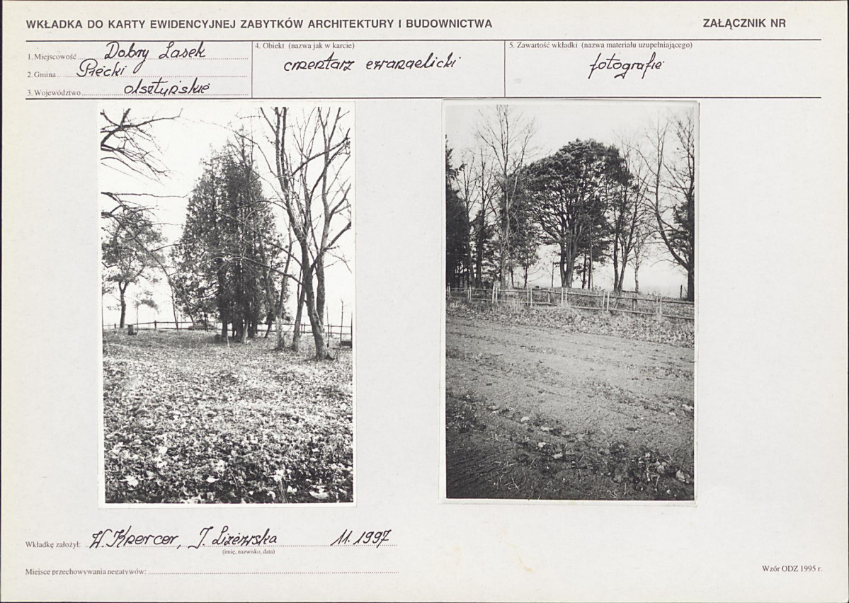 Karta cmentarza, skan nr 5