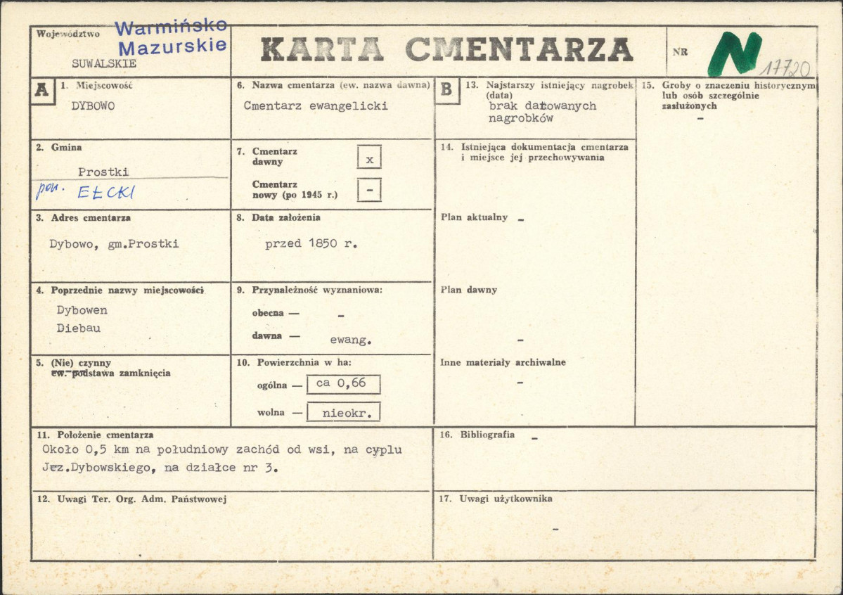Karta cmentarza, skan nr 1