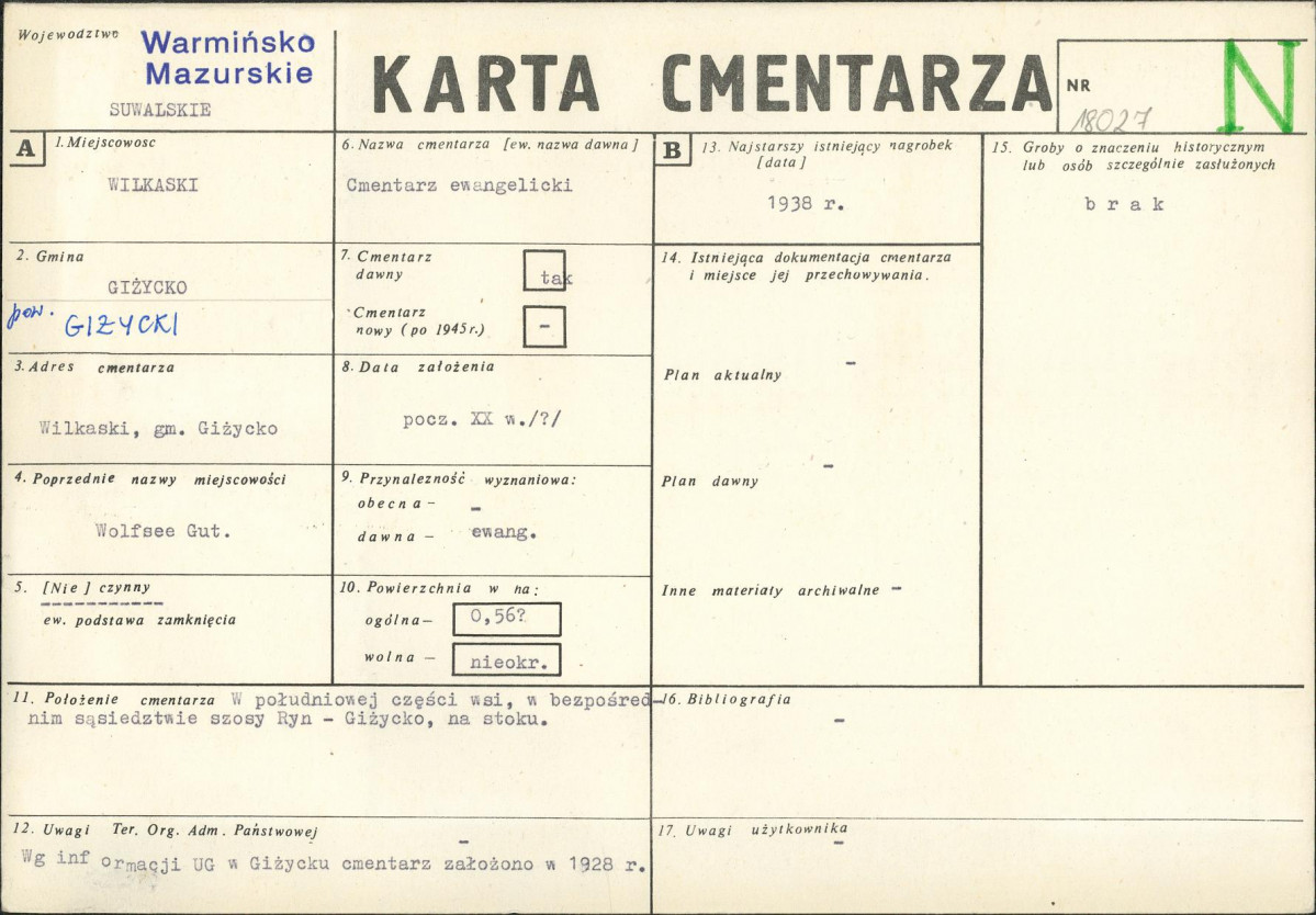 Karta cmentarza, skan nr 1