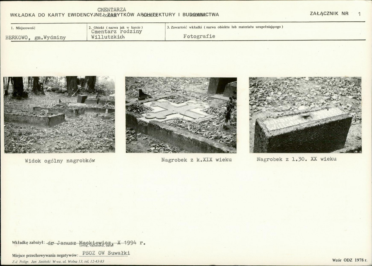 Karta cmentarza, skan nr 5
