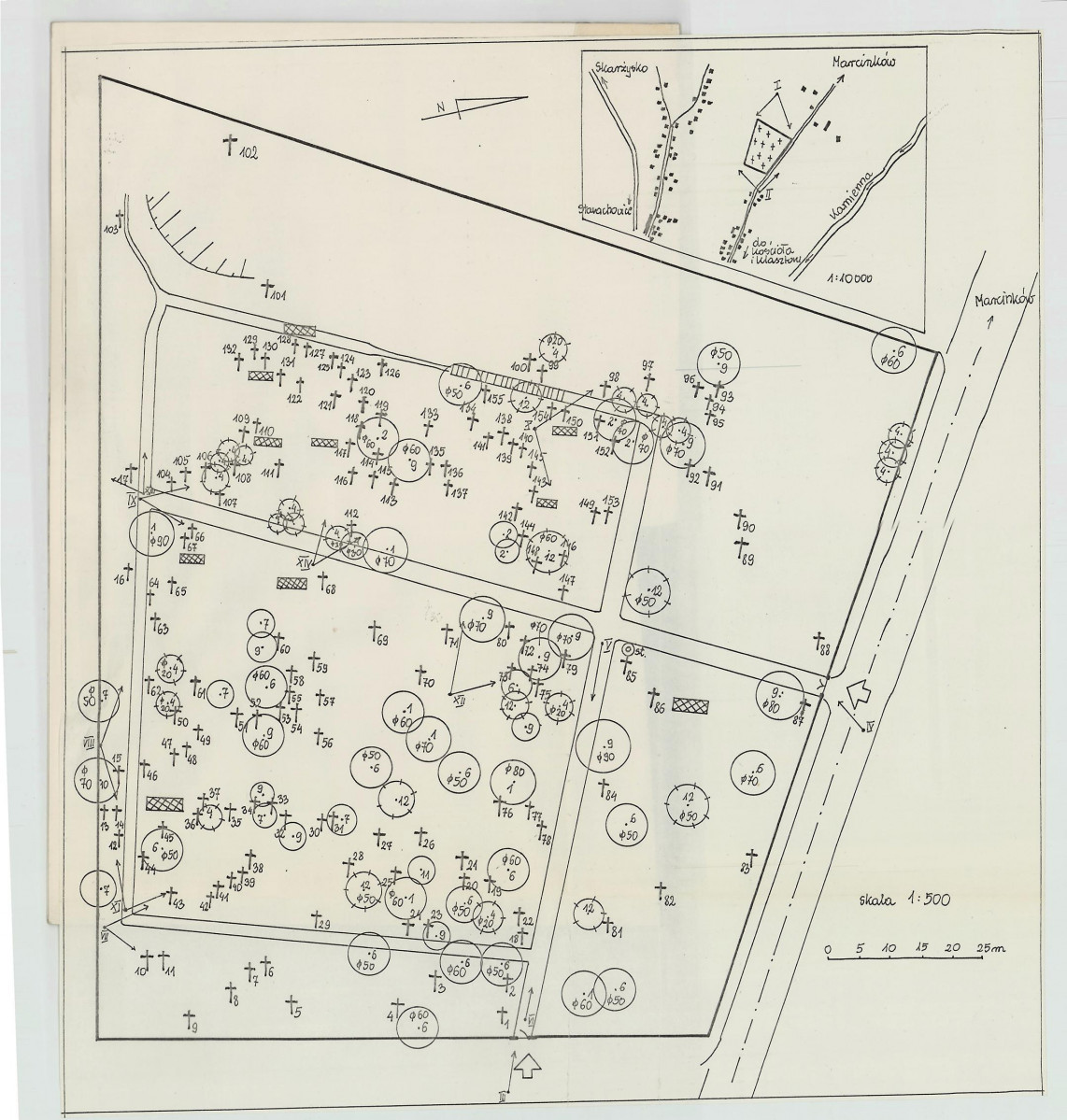 Karta cmentarza, skan nr 3