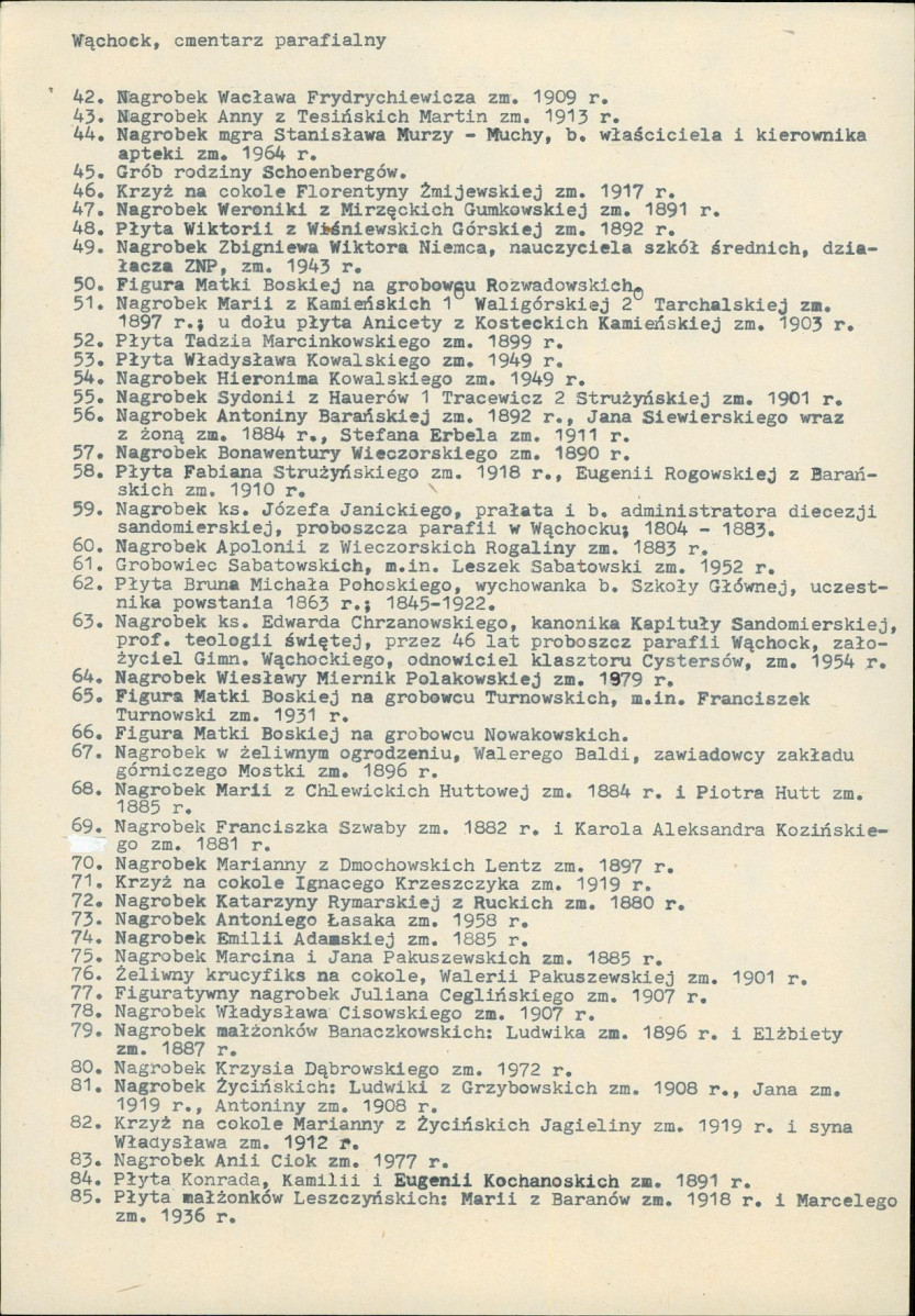 Karta cmentarza, skan nr 6