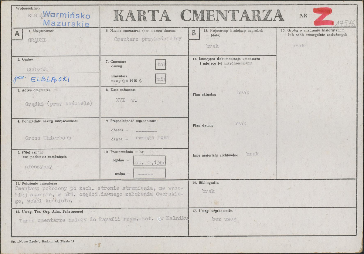 Karta cmentarza, skan nr 1
