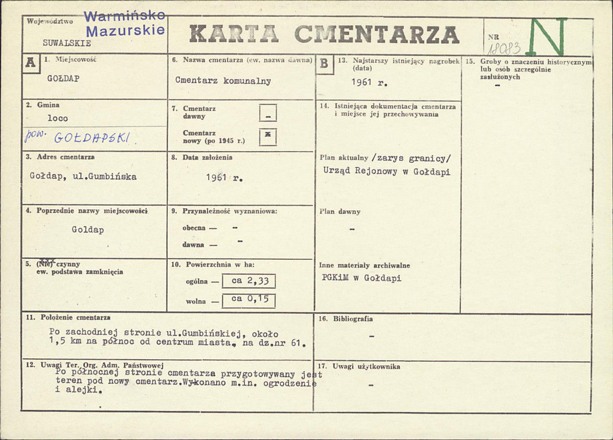 Karta cmentarza, skan nr 1